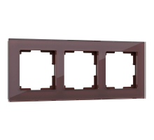 Рамка на 3 поста Werkel Favorit мокко W0031118 4690389159879