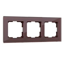 Рамка на 3 поста Werkel Favorit мокко W0031118 4690389159879