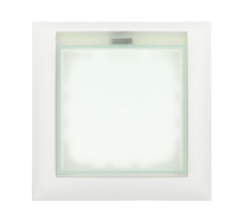 Рамка LK Studio универсальная защитная с крышкой для выключателей и розеток (белый) 869104-1