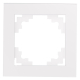 Рамка 1-постовая Stekker Катрин белый GFR00-7001-01 39517