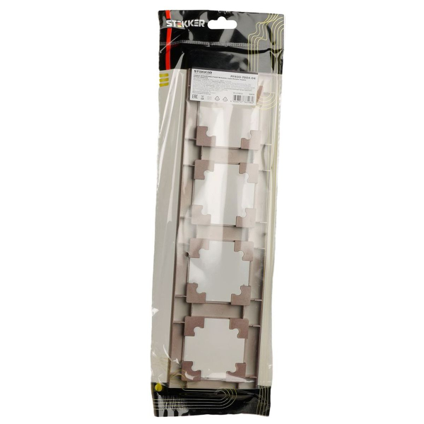 Рамка 4-постовая Stekker Катрин шоколад PFR00-7004-04 39820