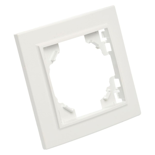 Рамка 1-постовая Stekker Эрна белый PFR00-9001-01 39623