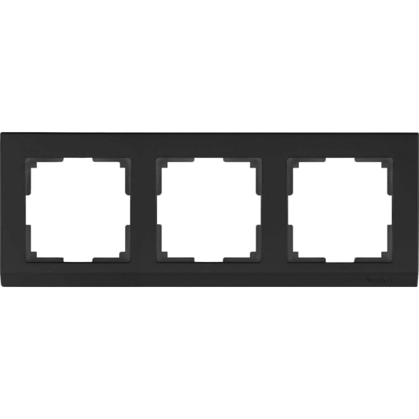 Рамка Werkel Stark на 3 поста черный W0031808 4690389161872