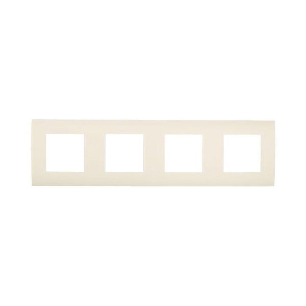 Рамка LK Studio 4-постовая (бежевый) LK45 854401-1 Рамка LK Studio 4-постовая (бежевый) LK45 854401-1