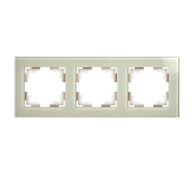 Рамка 3-постовая Stekker Катрин дымчатый GFR00-7003-07 49035