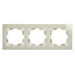 Рамка 3-постовая Stekker Катрин дымчатый GFR00-7003-07 49035