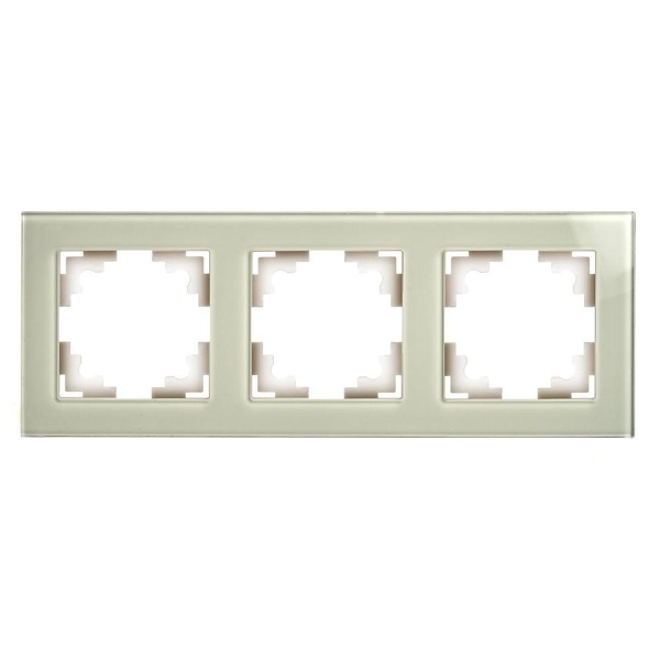 Рамка 3-постовая Stekker Катрин дымчатый GFR00-7003-07 49035