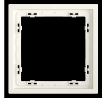 Рамка пластиковая S70 на 1 пост, (хлопок) Voltum VLS100113