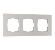 Рамка Werkel Senso на 3 поста дымчатый W0033117 4690389206450