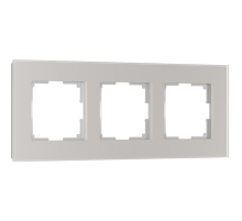 Рамка Werkel Senso на 3 поста дымчатый W0033117 4690389206450