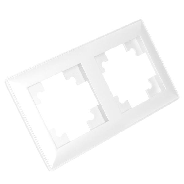 Рамка 2-постовая Stekker Катрин серебро PFR00-7002-03 39798