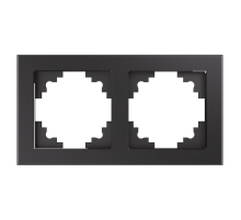 Рамка 2-постовая Stekker Катрин графит GFR00-7002-06 39540