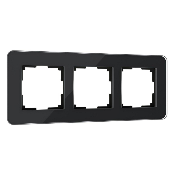 Рамка Werkel Elite на 3 поста черный W0032448 4690389196225 Рамка Werkel Elite на 3 поста черный W0032448 4690389196225