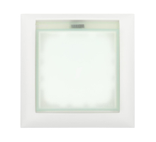 Рамка LK Studio универсальная защитная с крышкой для выключателей и розеток (белый) 869104-1