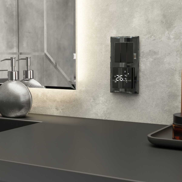 Рамка на 2 поста Werkel Diamant черный W0021208 4690389158810