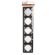 Рамка 5-постовая Stekker Эрна черный PFR00-9005-03 39622