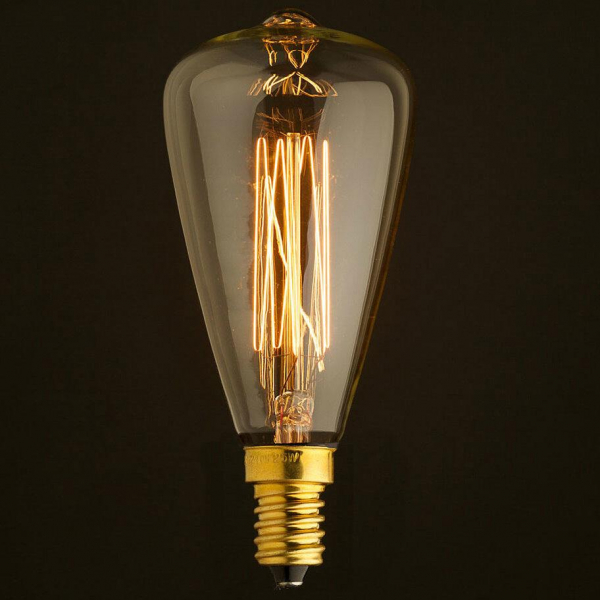 Лампа накаливания E14 60W прозрачная 4860-F Лампа накаливания E14 60W прозрачная 4860-F