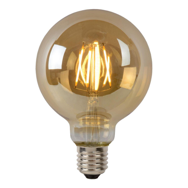 Лампа светодиодная Lucide E27 5W 2700K янтарная 49069/05/62 Лампа светодиодная Lucide E27 5W 2700K янтарная 49069/05/62