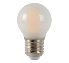 Лампа светодиодная диммируемая Lucide E27 4W 2700K матовая 49021/04/67