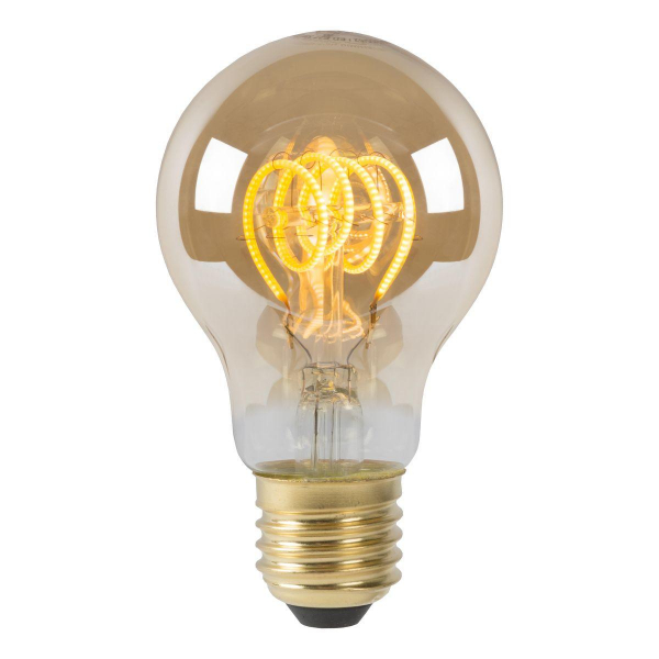 Лампа светодиодная диммируемая Lucide E27 5W 2200K янтарная 49042/05/62 Лампа светодиодная диммируемая Lucide E27 5W 2200K янтарная 49042/05/62
