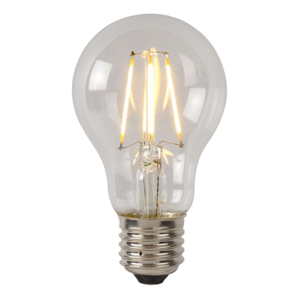 Лампа светодиодная диммируемая Lucide E27 5W 2700K прозрачная 49020/05/60