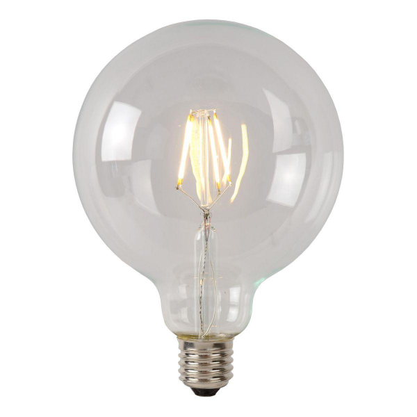 Лампа светодиодная диммируемая Lucide E27 5W 2700K прозрачная 49017/05/60 Лампа светодиодная диммируемая Lucide E27 5W 2700K прозрачная 49017/05/60