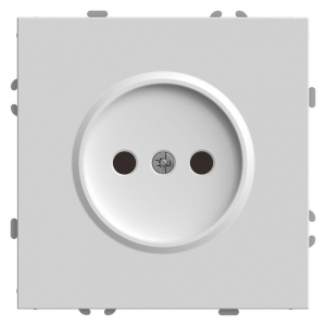 Розетка 2P Stekker Эмили со шторками белый фарфор RST16-5109-01 49876