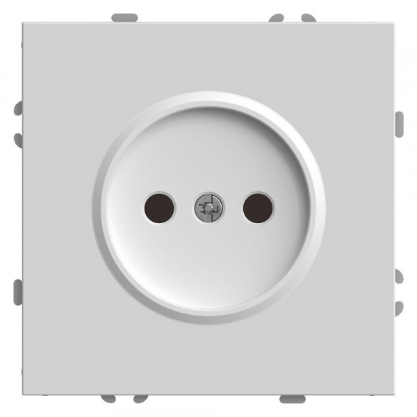 Розетка 2P Stekker Эмили со шторками белый фарфор RST16-5109-01 49876 Розетка 2P Stekker Эмили со шторками белый фарфор RST16-5109-01 49876