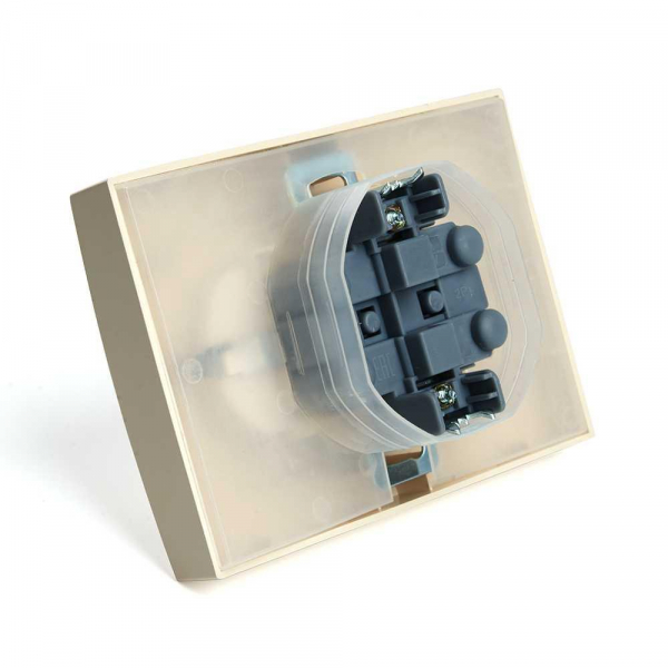 Розетка 2-местная 2P+PE Stekker Эрна с крышкой слоновая кость PST16-9015-02 49137 Розетка 2-местная 2P+PE Stekker Эрна с крышкой слоновая кость PST16-9015-02 49137