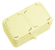 Розетка с крышкой + Розетка с крышкой Makel 18254