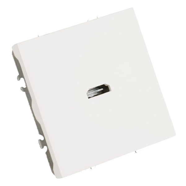 Розетка HDMI 2.0 Type A (механизм), STEKKER, серия Эмили, RST00-5118-01, белый фарфор, soft touch 50163