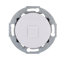 Розетка LK Studio компьютерная RJ-45 кат. 6 с накладкой (белый) Vintage 886304-1