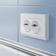 Розетка двойная с заземлением Werkel белый W1172001 4690389155352