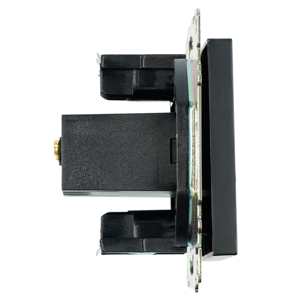 Розетка 2хUSB Stekker Катрин черный GLS10-7115-05 39616