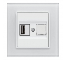 Розетка USB Vesta-Electric Exclusive White белый FRZ00050501BEL