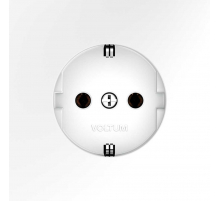 Розетка встраиваемая Voltum S70 с заземлением 16А, (белый матовый) VLS040102