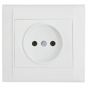 Розетка Makel б/з СП Defne 16А IP20 бел. 42001022