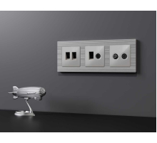 Лицевая панель AMBRELLA VOLT ALFA AP4133