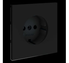 Накладка для розетки с заземлением S70 (графит) Voltum VLS000607