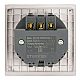 Розетка 1-местная з/ш с/з 16А + USB + Type C (механизм) Stekker 250В 20W Мия RST16-3119-08 пудровый жемчуг 50482