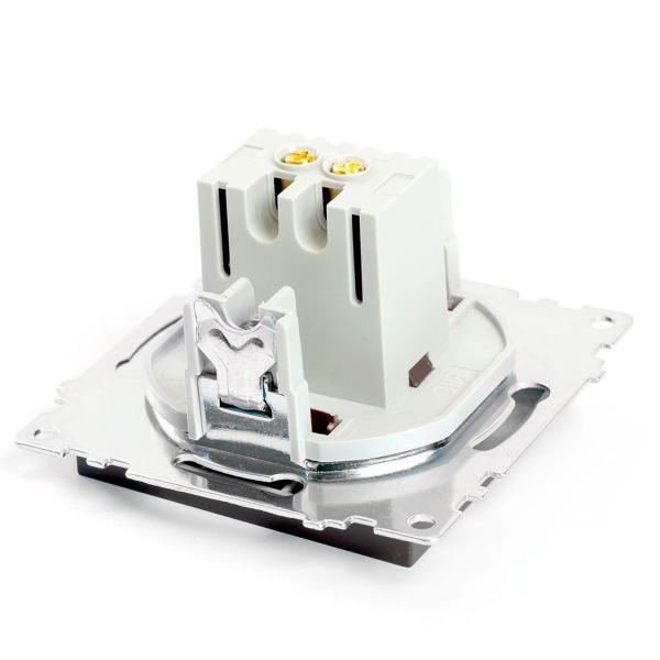 Розетка двухместная USB Stekker Катрин шоколад GLS10-7115-04 49027