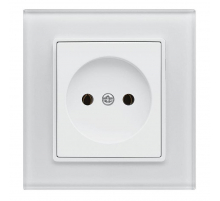Розетка 2P Vesta-Electric Exclusive White белый FRZ00040002BEL