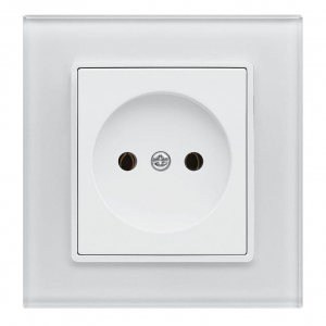 Розетка 2P Vesta-Electric Exclusive White белый FRZ00040002BEL
