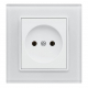 Розетка 2P Vesta-Electric Exclusive White белый FRZ00040002BEL