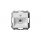 Розетка RJ11 Liregus Epsilon белый 28-030