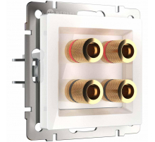 Акустическая розетка Werkel белая W1185001 4690389155536