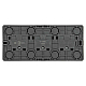 Розетка ЭРА Эксперт 11-2208-03 тройная с заземлением 3х2P+E Schuko IP20 16A-250В ОУ алюминий Б0063010