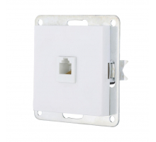 Розетка телефонная RJ-12 LK Studio LK80 белый 845504-1