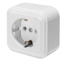 Розетка 2P+PE Stekker Брест белый PST16-21-20 39689