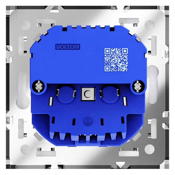 Розетка встраиваемая Voltum S70 с заземлением и защитными шторками, 16А, с USB, A+A, (белый матовый) VLS040402 Розетка встраиваемая Voltum S70 с заземлением и защитными шторками, 16А, с USB, A+A, (белый матовый) VLS040402
